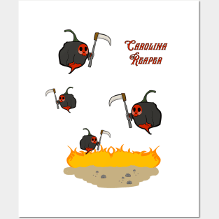 Carolina Reaper Pepper Lover Design Posters and Art